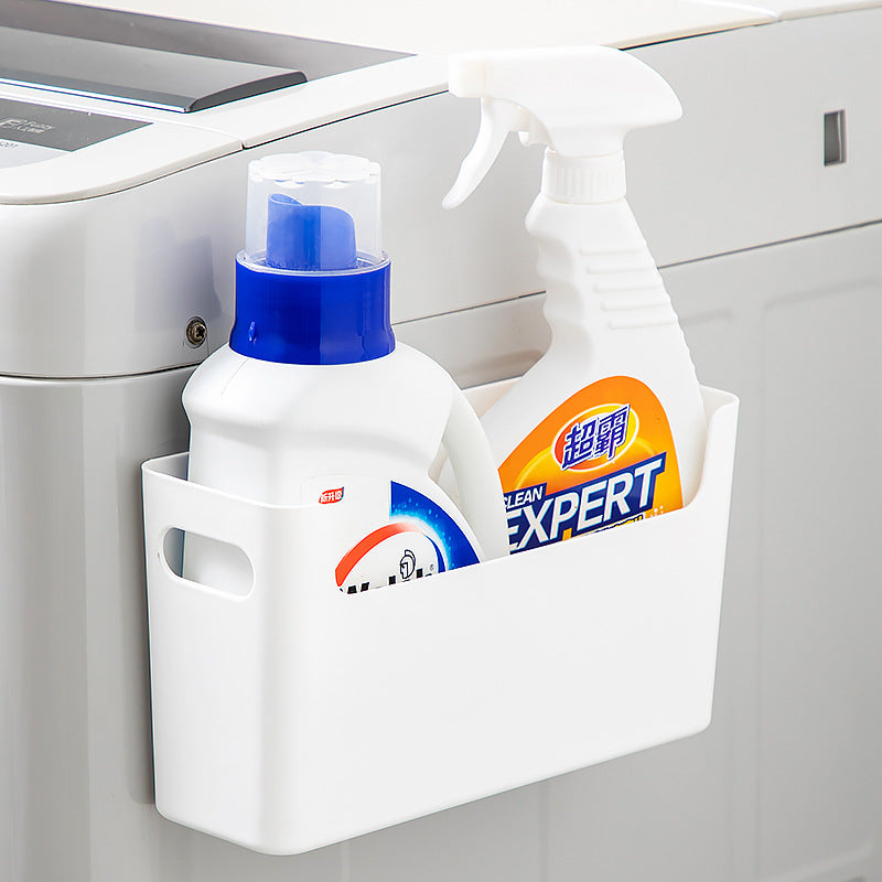 Kitchen seasoning, bathroom tissue sundries storage box, plastic refrigerator side multi-functional plastic wrap wall-mounted storage box