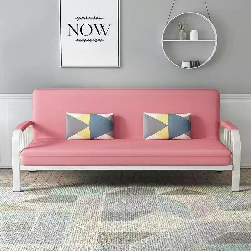 Small apartment sofa bed, convertible sofa bed, foldable sofa bed, economical and simple fabric sofa for the living room