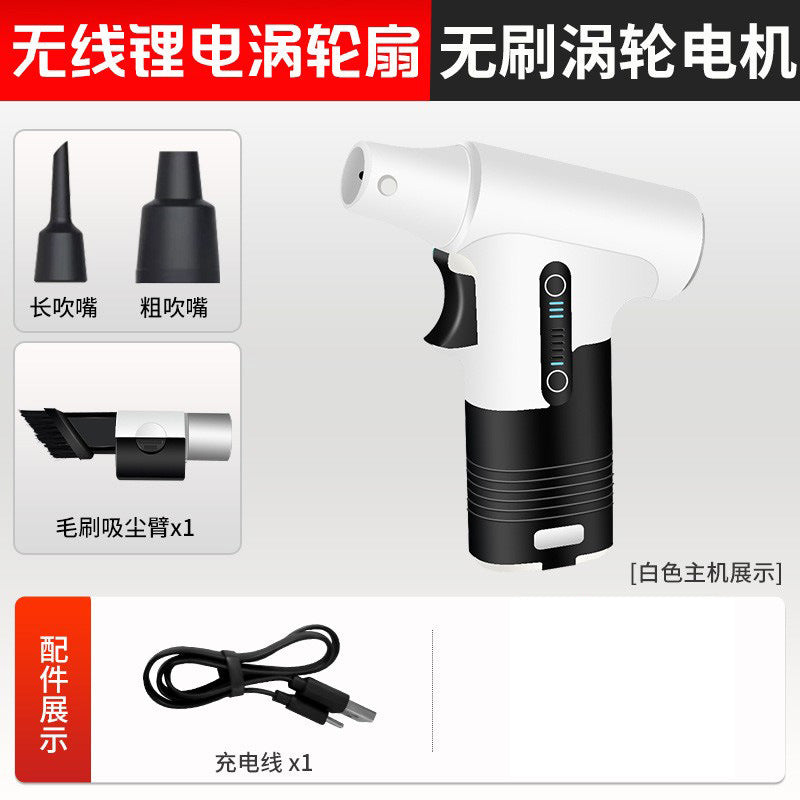 High-power turbine fan - handheld & portable, perfect for home, mini & compact, ideal for outdoor use