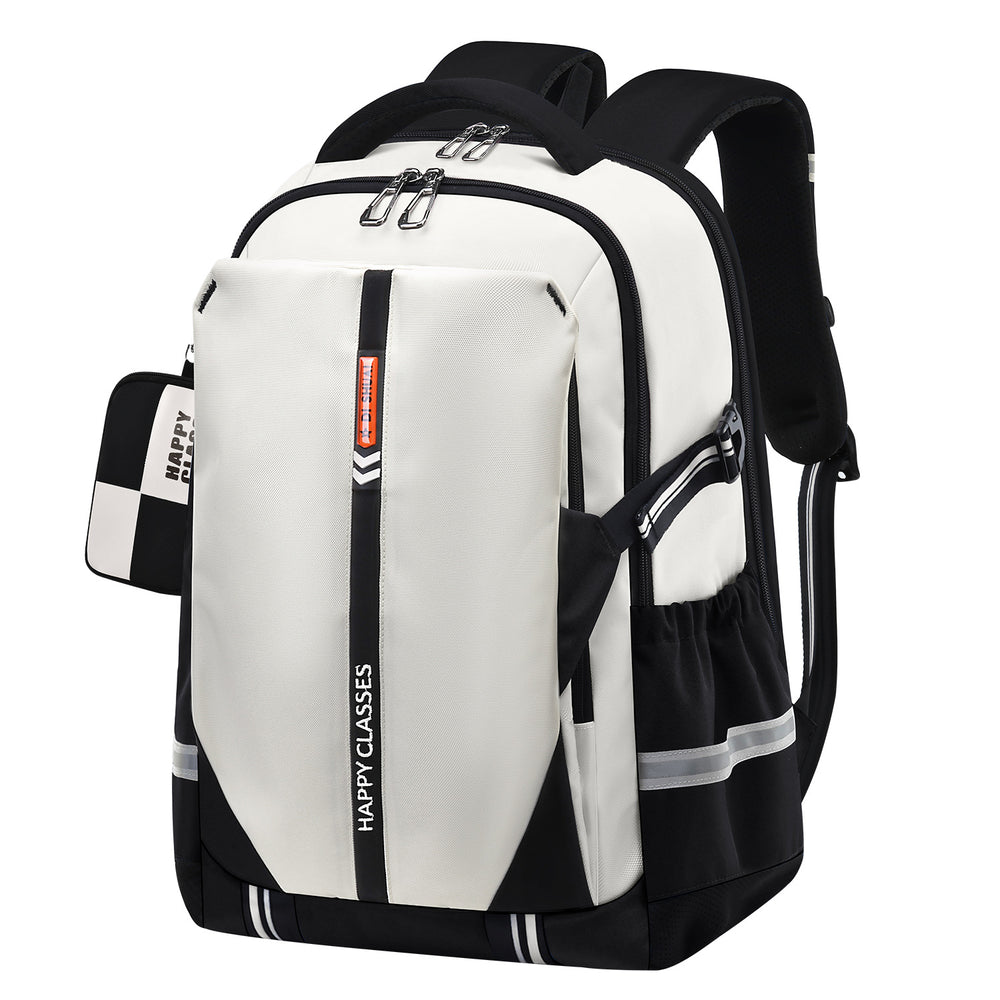 2026 new elementary and middle school boys' lightweight backpack - ergonomic, spine-supporting design for students - high school girls' large capacity, ultra-lightweight backpack