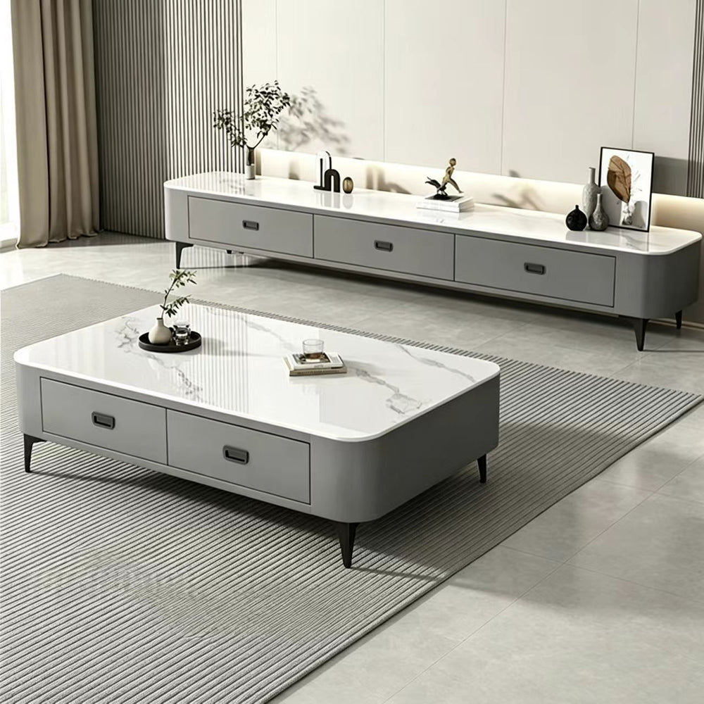 Coffee table tv cabinet living room for home small apartment  modern casualaccessible luxury tea table scandinavian floor-standing coffee table combination