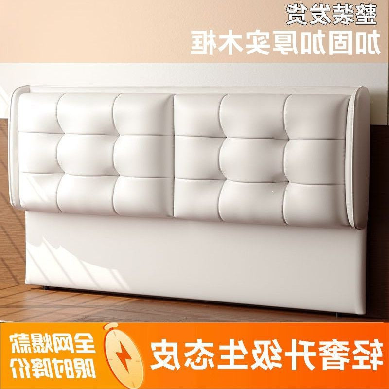 New arrival bedside back panel casualaccessible luxury soft-packed solid wood modern floor-standing backrest all-in-one buy other living room adults