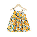 Girls' dress - kids' trendy princess sundress -  summer korean style floral dress