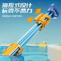 pull-out syringe water gun multi-hole water cannon summer outdoor water fight water splashing festival water toys wholesale
