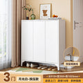 Three doors - push type - white [length 91 width 35 height 102cm]