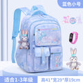 Girls' school backpack - new 2026 model for grades 1-6 - lightweight, ergonomic, and spine-protecting backpack for elementary school students
