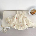 Baby girl summer outfit: cute princess romper dress - lightweight, sleeveless, perfect for first birthday!