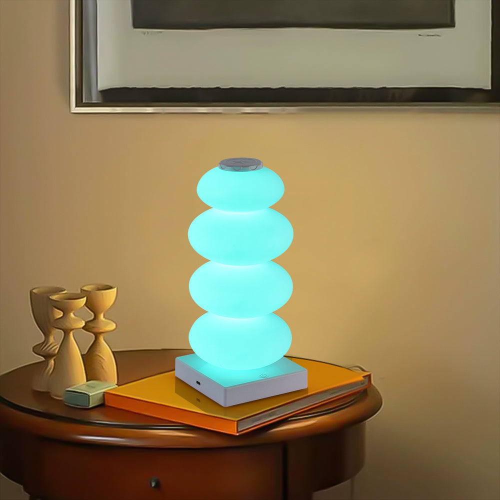 hot-selling accessible luxury square gourd colorful desktop night light creative export quality multi-color girly style lamp