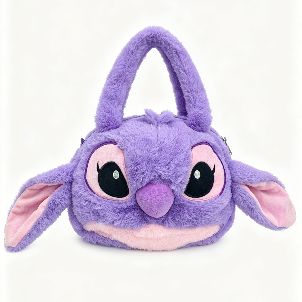 Cartoon plush crossbody bag: instantly turn heads and dominate the scene! overflowing with girly charm, it's irresistibly cute