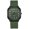 square alloy case silicone strap vintage style women's new quartz watch women's factory direct sales wholesale