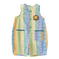 new summer sleeveless romper for boys and girls - lightweight casual dress with cartoon collar, cute vest bodysuit