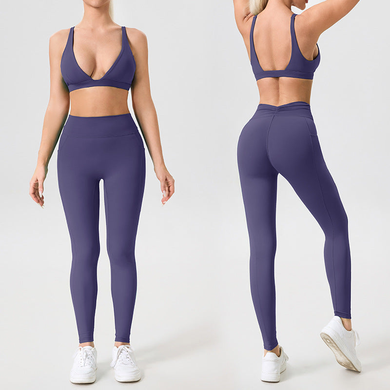 versatile slimming running butt-lifting fitness wear high-waisted tight-fitting outdoor quick-drying sports dance yoga apparel - customizable
