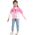 Export children's clothing boys and girls autumn outwearnew arrivalchildren's casual candy color denim tops boys spring & fall