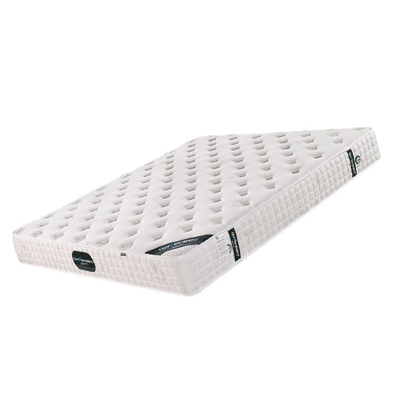 Free shipping natural latex mattress simmons style, independent pocket spring 3e eco-friendly coconut coir mattress, silent hotel-grade for home use
