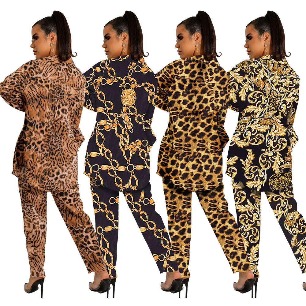 C5989 special offer: no returns or exchanges. please purchase carefully. cross-border fashion women's long-sleeve outerwear and lined pants three-piece set