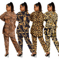 C5989 special offer: no returns or exchanges. please purchase carefully. cross-border fashion women's long-sleeve outerwear and lined pants three-piece set
