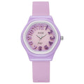 New candy-colored silicone strap waterproof women's watch student watch dopamine color block quartz watch - wholesale from manufacturer