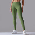 Fashion cross-border seamless tight yoga pants women's cross high waist peach butt lifting sports pants breathable quick-drying fitness pants