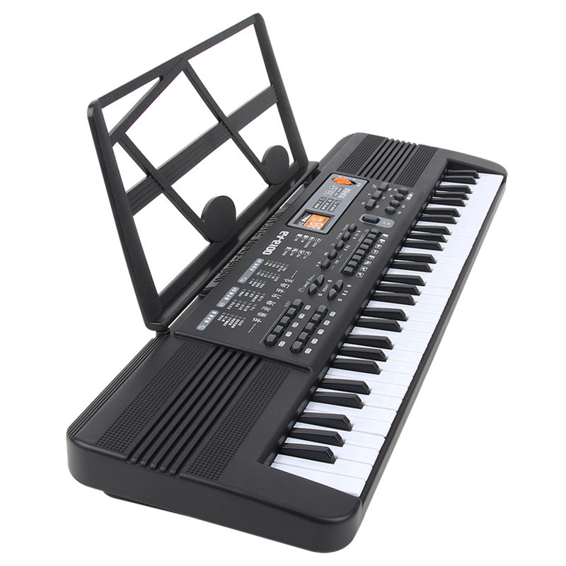 e-commerce 61-key electronic keyboard early education toy with stand, hot-selling item, supports dropshipping, children's musical instrument piano