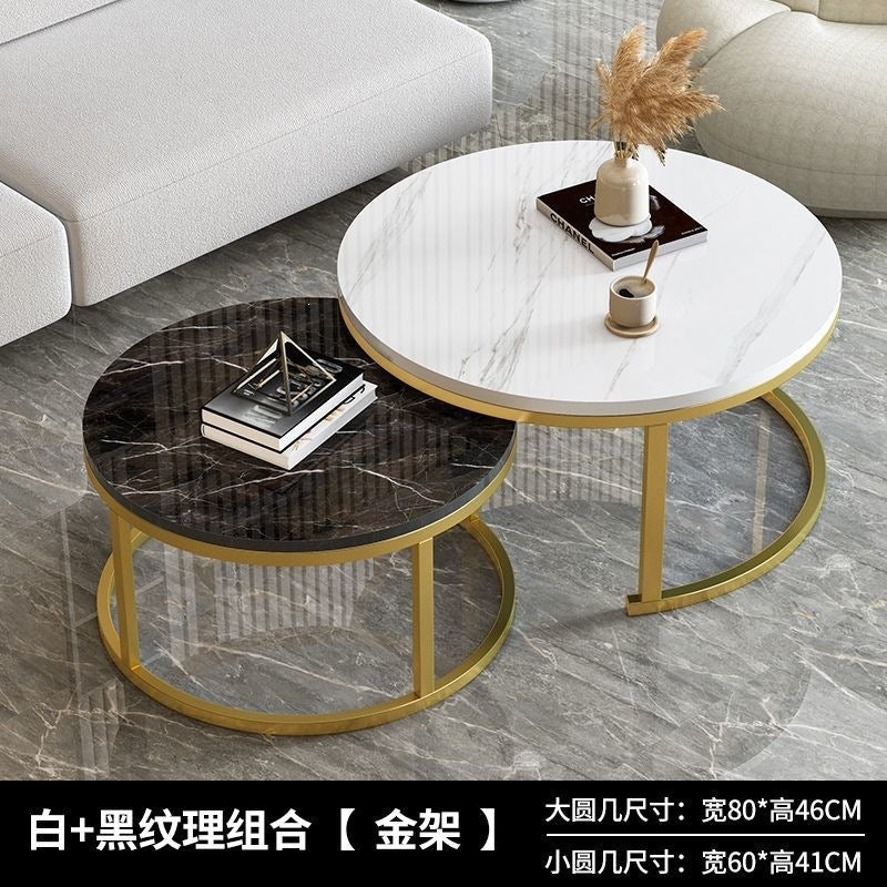 Coffee table accessible luxurycasual modern living room for home small apartment scandinavian sofa side table retractable round tea table metal