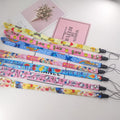 Mobile phone lanyard cartoon hanging rope anti-fall series cute floral creative must-have wholesale anti-falling bow