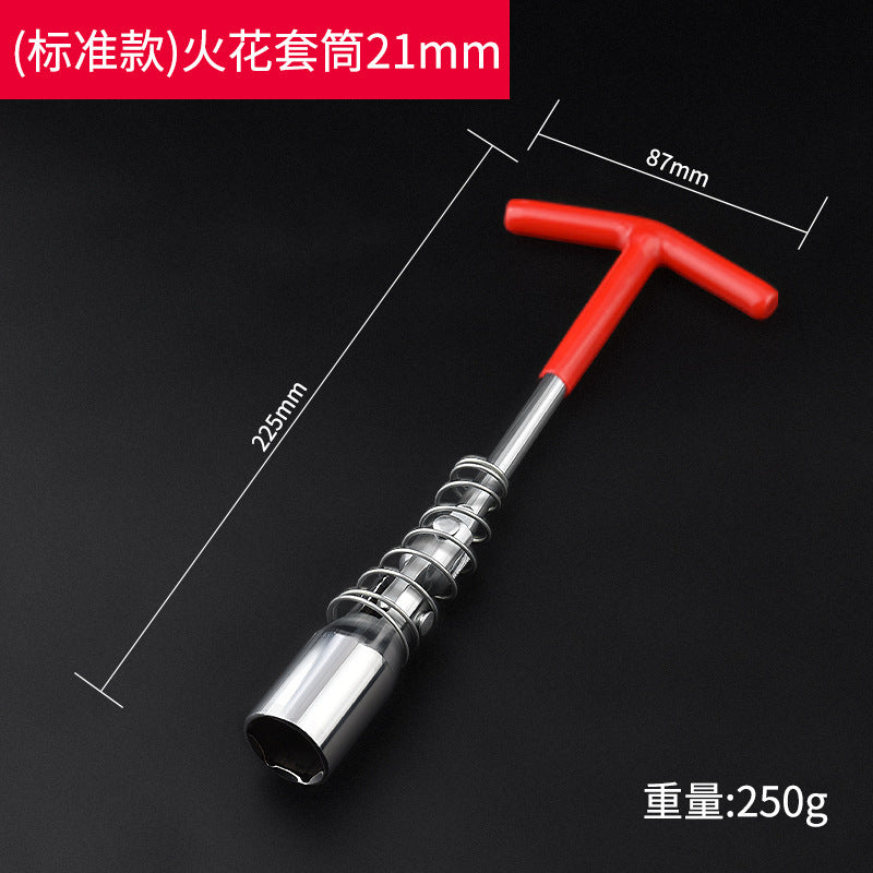Spark plug socket wrench - 360° multi-angle automotive spark plug wrench for spark plug removal and installation