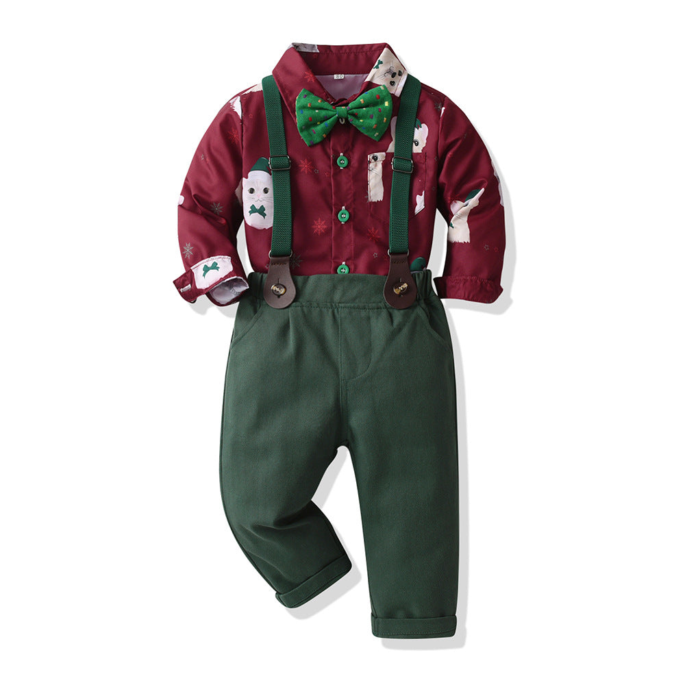 Kids autumn clothing men's clothing export children's clothing boys gentleman's first birthday dress flower girl performance clothing children's clothing boys spring clothing