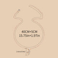 Wheat tassel necklace wholesale fashion cross-border hip-hop adjustable jewelry for women casualeasiest for match leaf pendant clavicle chain