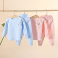 Kids' 100% cotton underwear set - baby thermal underwear, base layer, pajamas for boys and girls, ages 0-3 years