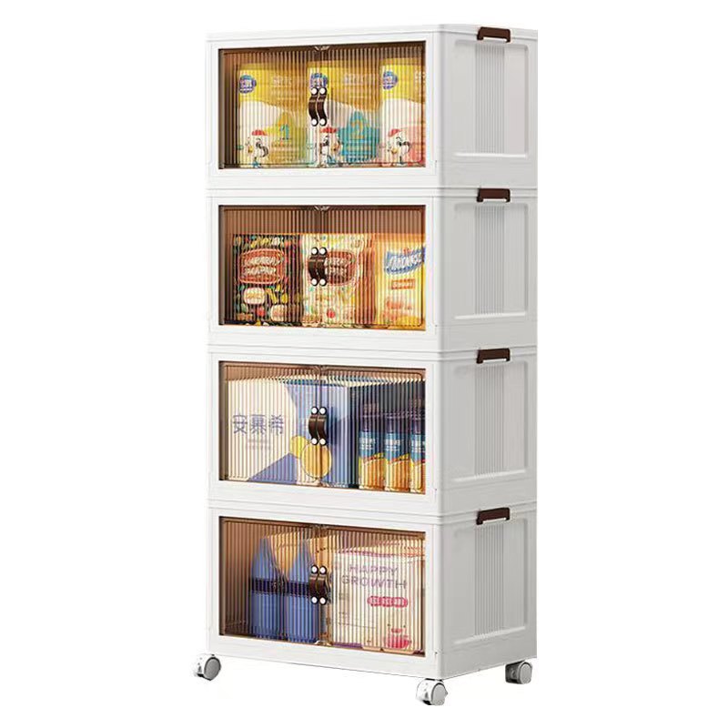 Storage Cabinet Folding Storage Box Household Toy Cabinet Locker Snack Cabinet Locker Organizing Box Kitchen Wholesale
