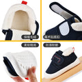Baby walking shoes for girls, autumn/winter infant shoes, toddler shoes (0-1-2 years), soft sole fleece-lined cotton shoes, baby boy shoes