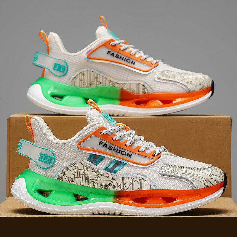 Men's shoes 2026 new spring collection: lightweight, soft-soled, ultra-lightweight, shock-absorbing running shoes for teenagers and students - trendy footwear