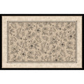 Custom french vintage rug for living room - easy-clean, wipeable coffee table mat, sound-proofing bedside pad, bedroom carpet, large area full coverage