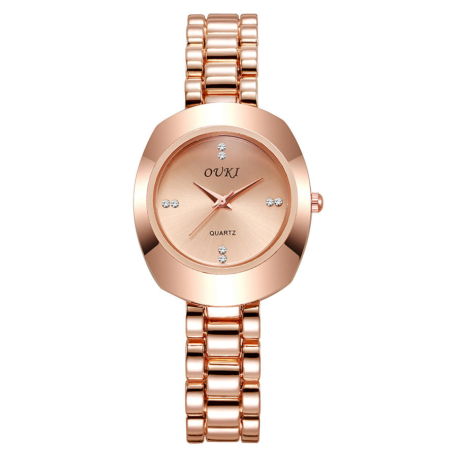 e-commerce hot-selling minimalist style women's watch, niche luxury, high-end design, diamond-faced wristwatch, manufacturer wholesale