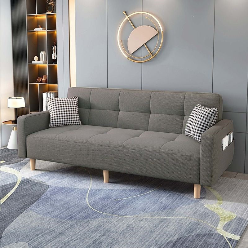 Folding sofa bed - new  model for small living rooms, apartments, and rental properties - 2-in-1 design