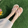 Flip-flops summernew arrival women's fashion color block beach slippers cool stylish flip-flops non-slip flats slippers