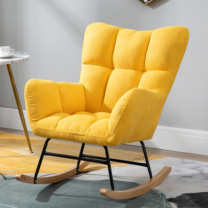Lazy sofa balcony casual lounge chair rocking chair scandinavianpopular small apartment single sofa bedroom lazy back chair