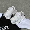Boys' mesh sneakers  spring/autumn new collection, mesh dad shoes with rotating buckle, breathable hollow-out athletic shoes for girls, trendy brand