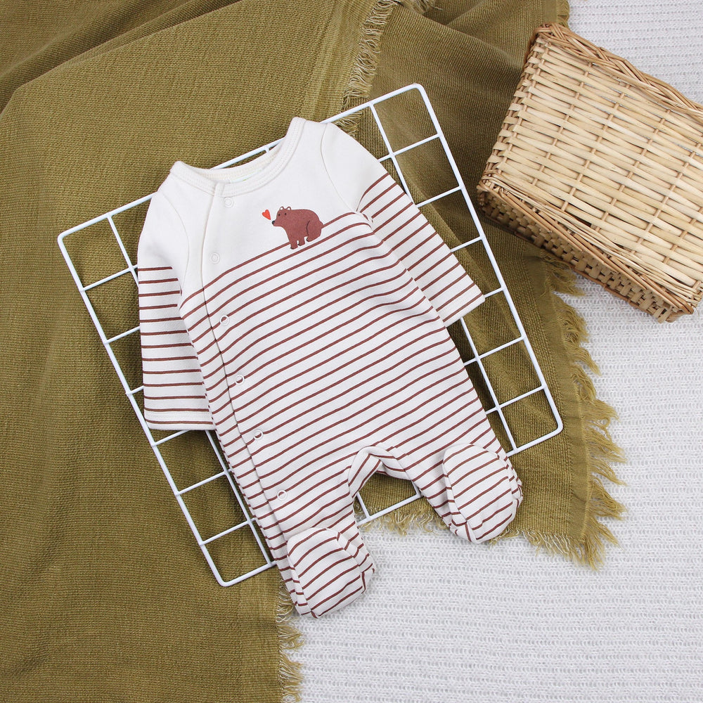 Newborn baby romper long sleeve jumpsuit autumn winter thickened sleepsuit clothes foreign trade children's wear bodysuit