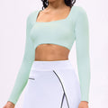 New summer fitness running sports skirt long sleeve top with padded bra tennis outfit golf tennis skirt for women