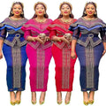 foreign trade women's clothing wholesale southeast asia sexy hot girl heavy industry hot diamond beaded dress africa