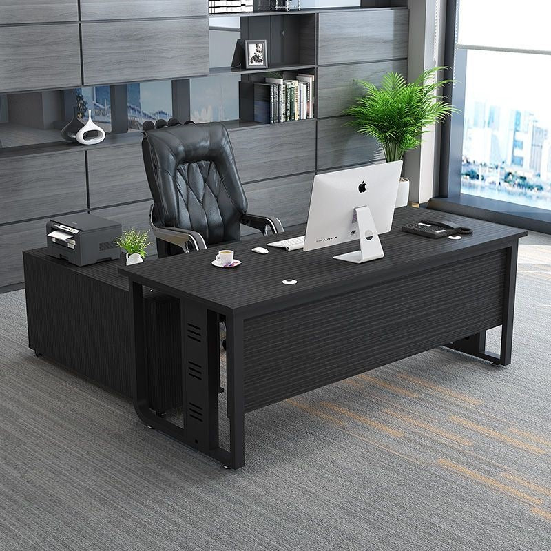 Modern minimalist office furniture executive desk manager supervisor long table computer desk boss desk office desk and chair combination