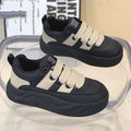 Thick sole bread shoes flats2026spring & fallnew arrivaleasiest for match sneakers soft bottom casual shoes women's work shoes white shoes