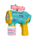 Tiktok viral 12-hole neptune bubble machine - fully automatic gatling bubble gun - handheld bubble blower for kids