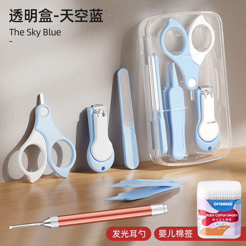 Newborn & infant nail care set: anti-pinch safety scissors & clippers for gentle baby grooming