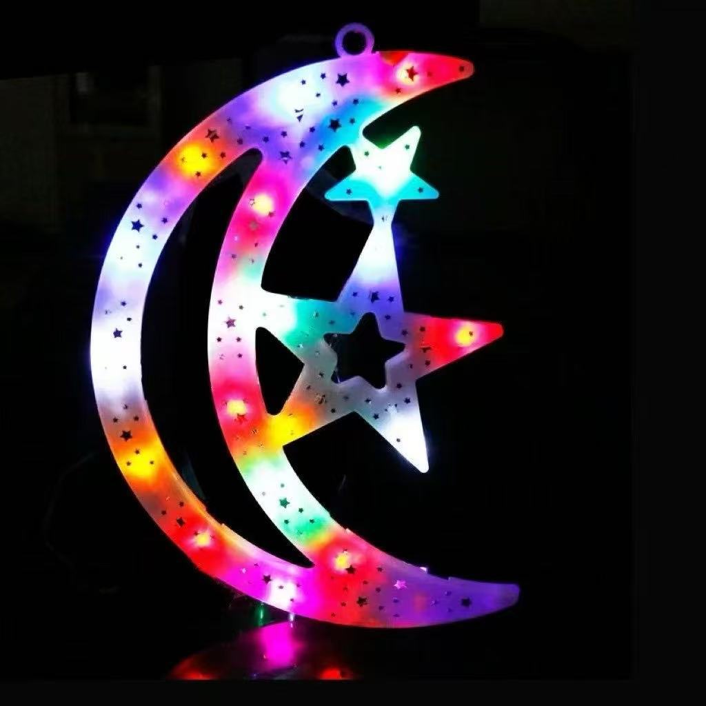 LED Christmas decoration, snowflake deer Christmas tree, old man lights flashing modeling lights, waterproof engineering lighting