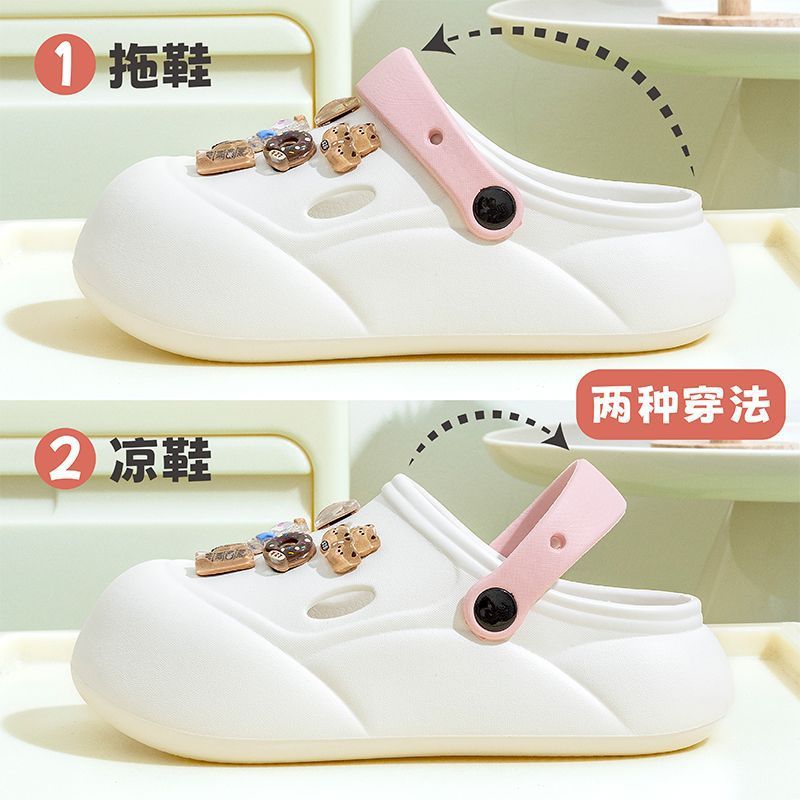 Women's high heel platform clogs - new anti-slip beach sandals & slippers for women - summer outdoor wear