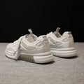 Women's white sneakers 2026 new summer mesh shoes versatile thick sole thin style breathable casual athletic dad shoes