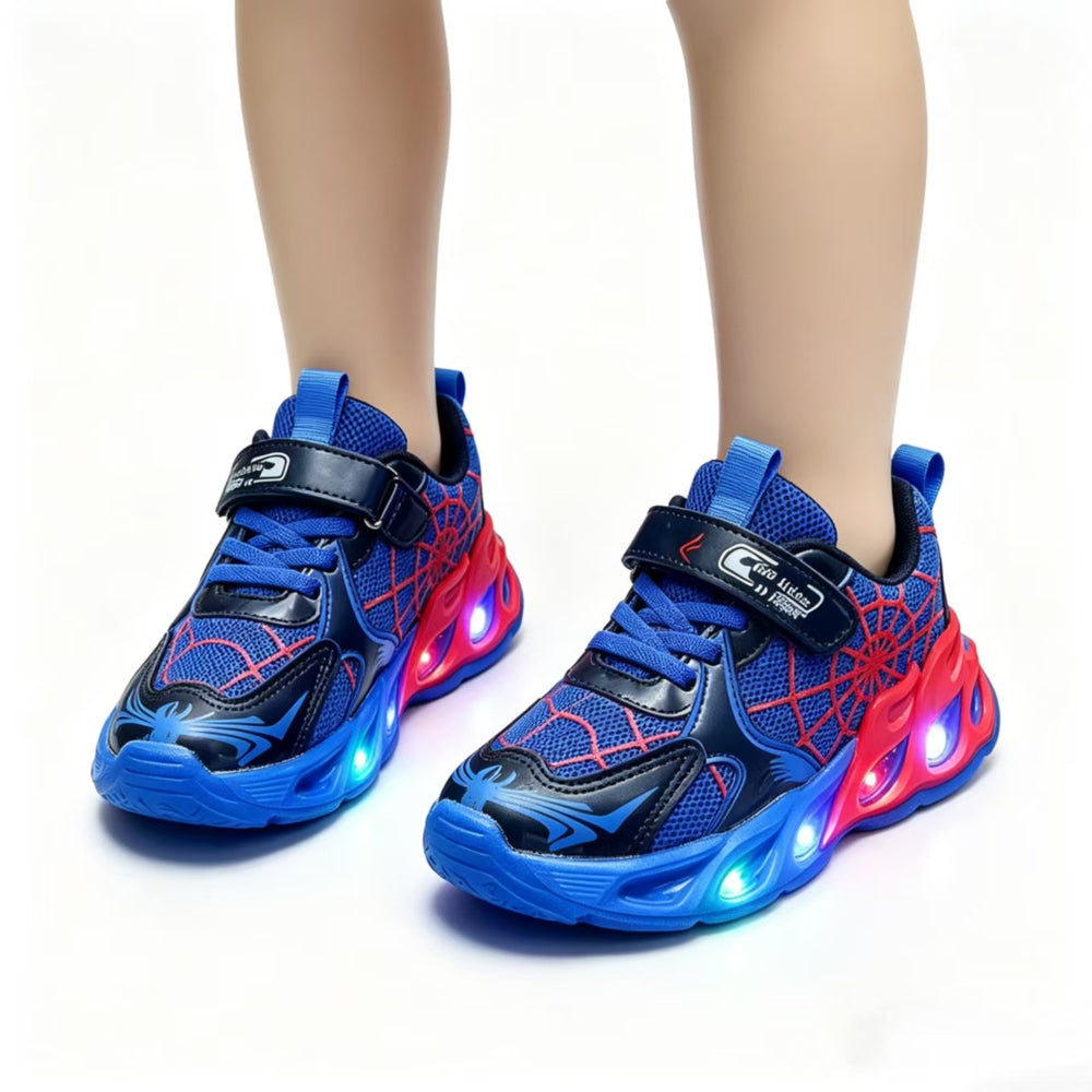 new light-up shoes for boys, toddler & kids - illuminated athletic sneakers, running shoes with lights