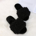 Thick sole lamb wool slippers women's 2024 fall and winter new arrivalfashioncasualflats fur slippers women's outwear
